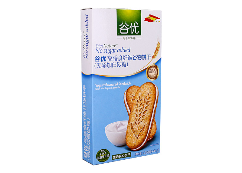 谷優(yōu)高膳食纖維谷物餅干220g